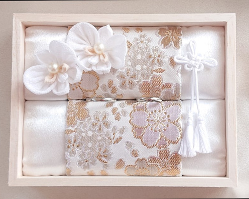 蓋付き リングピロー 和風 和 和装 胡蝶蘭 リングピロー Hana花 通販