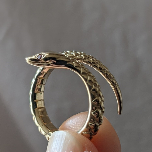 Solaris&Co Snake ring スネークリング Infinity Double Snake Ring : ∞（インフィニティー）・ダブル