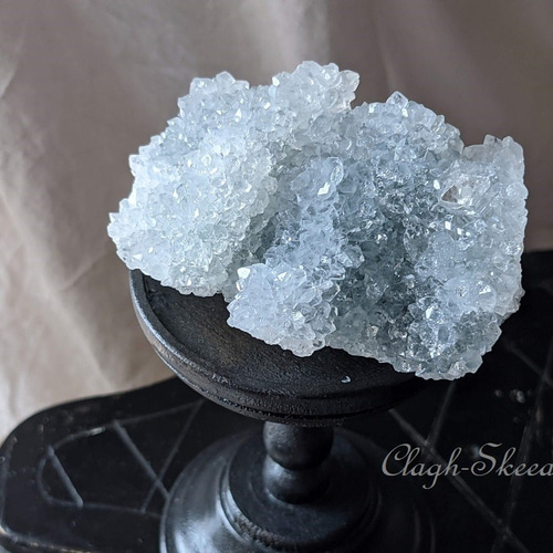 Apophylite｜アポフィライト｜魚眼石｜原石クラスター｜ブルー系