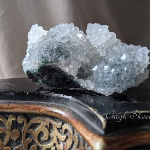 Apophylite｜アポフィライト｜魚眼石｜原石クラスター｜ブルー系