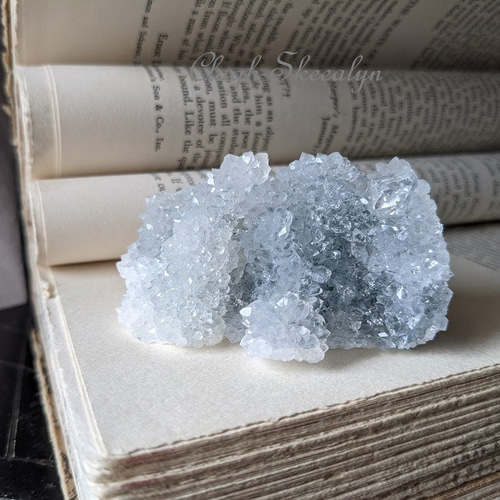Apophylite｜アポフィライト｜魚眼石｜原石クラスター｜ブルー系