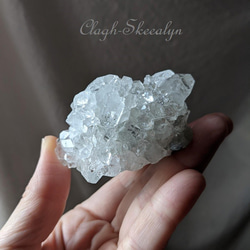 Apophylite｜アポフィライト｜魚眼石｜原石クラスター｜クリア系｜インド産（Maharashtra） 10枚目の画像