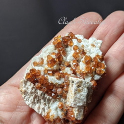 【福建省産】スペサルティンガーネット｜Spessartine Garnet ｜原石｜52g 6枚目の画像