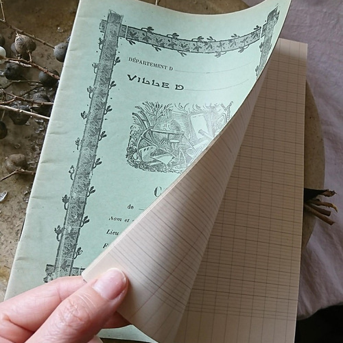 French antique【フランス製アンティーク/brocante】ノート/練習帳