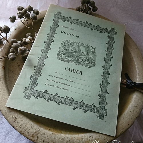 French antique【フランス製アンティーク/brocante】ノート/練習