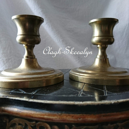 French antique【フランス製アンティーク】真鍮キャンドルスタンドduex