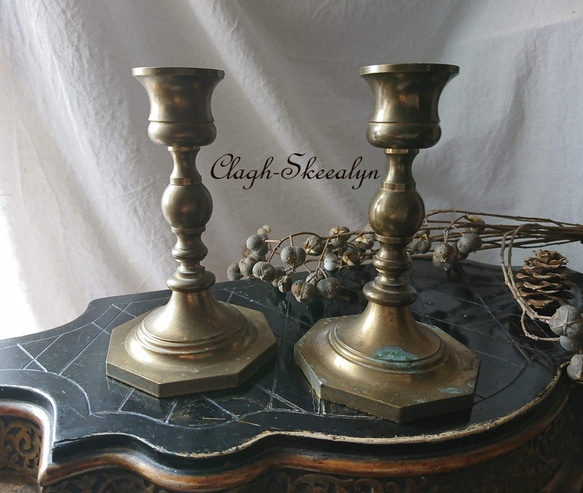 French antique【フランス製アンティーク】真鍮キャンドル