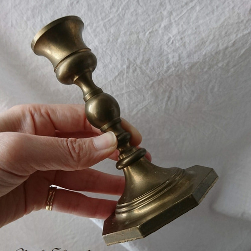 French antique【フランス製アンティーク】真鍮キャンドル
