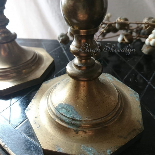 French antique【フランス製アンティーク】真鍮キャンドル