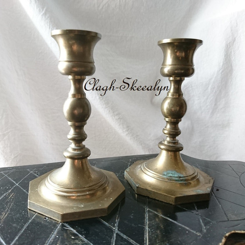 French antique【フランス製アンティーク】真鍮キャンドル