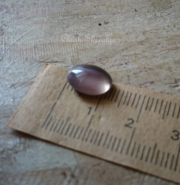 天然シリマナイトキャッツアイ/Sillimanite cat's eye（4.717ct）カボション/宝石ルース（裸石） 10枚目の画像