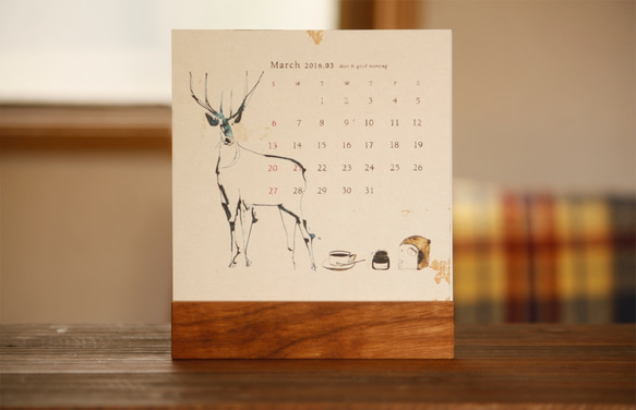 Jun Sasaki　Desk Calendar 2016 1枚目の画像