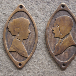 真鍮表示プレート男　特価￥2000→1000 2枚目の画像