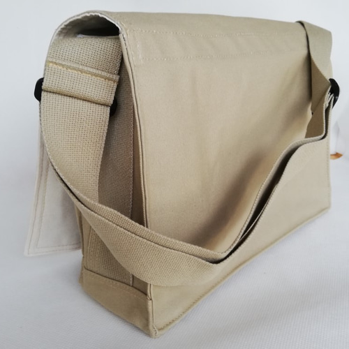 台湾帆布学生ショルダーバッグ 帆布製学生カバン A4ファイル可