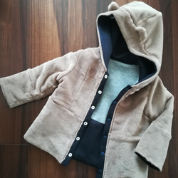 kids reversible coat キッズリバーシブルコート 5枚目の画像