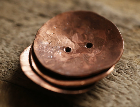 銅ボタン（大）バラ売り ボタン M.button 通販｜Creema(クリーマ) 5547634