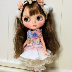 リネンコーデ　4点セット　ブライス服　アウトフィット リネンコーデ 4点セット ブライス服 アウトフィット リネンコーデ 4点