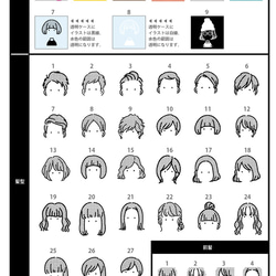 [ パーツを選んで作る ] 似顔絵スマホケース 2枚目の画像