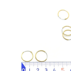 6個☆開閉可*サークルリング☆S 約15mm【m174S】 3枚目の画像