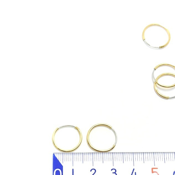 6個☆開閉可*サークルリング☆S 約15mm【m174S】 3枚目の画像