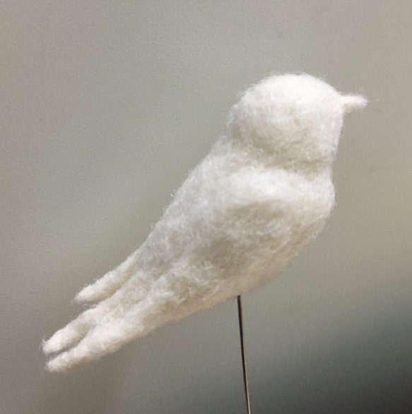 小鳥模型 羊毛氈 擺飾 第2張的照片