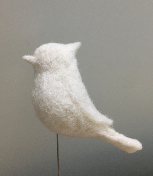 小鳥模型 羊毛氈 擺飾 第1張的照片