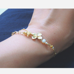 flower　bracelet 3枚目の画像