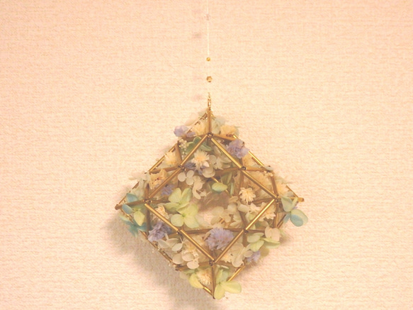 Geometric  ornament *紫陽花*　　受注生産 5枚目の画像
