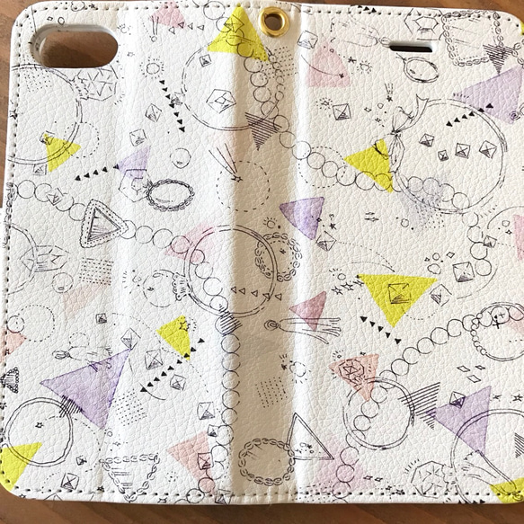 ジュエリー ★手帳型スマホケース★受注生産★ 2枚目の画像