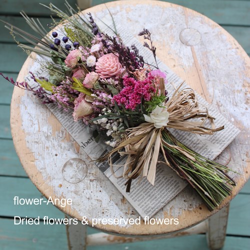 ドライフラワーリース スワッグ フラワーリース プロテア ハンドメイド