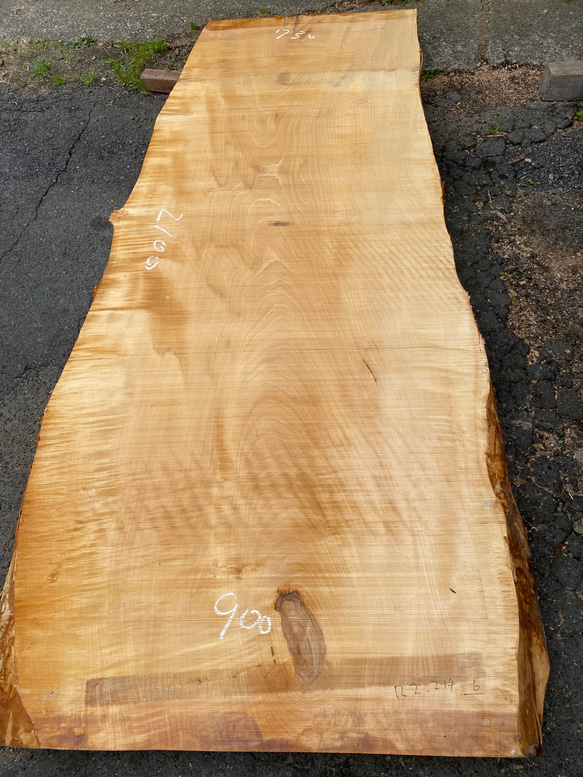 栃　一枚板テーブル　オーダーメイド 