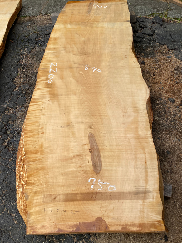 栃　一枚板テーブル　オーダーメイド 