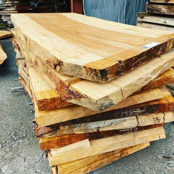 栃　一枚板テーブル　オーダーメイド 