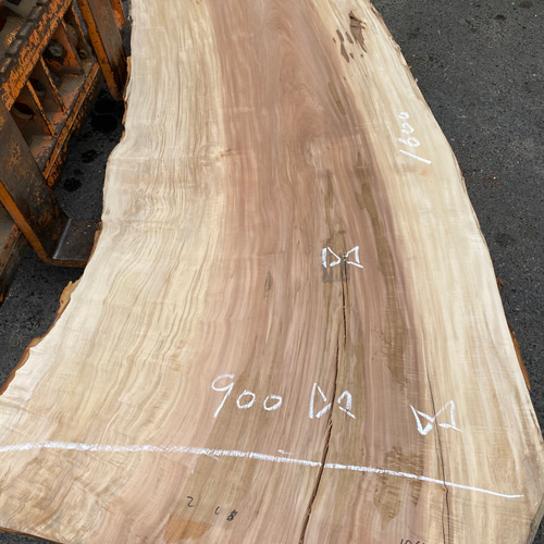 栃一枚板テーブル オーダーメイド