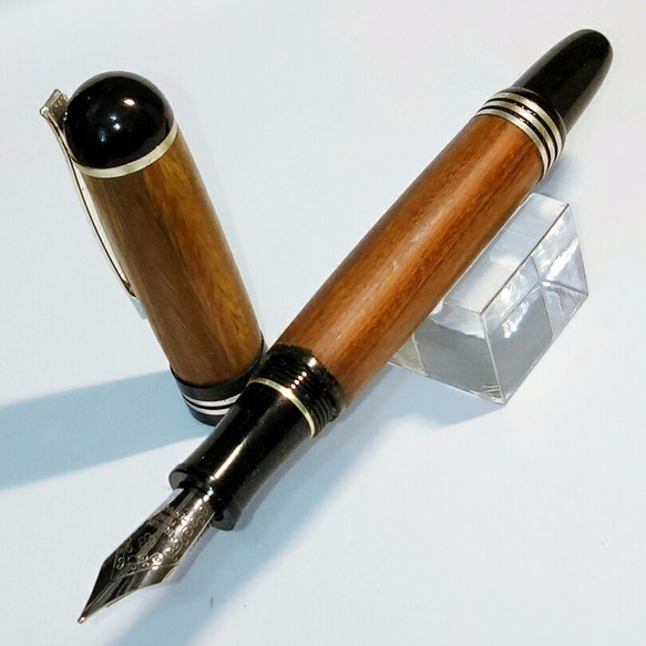 【木木手作】原木筆、綠檀木鋼筆、禮品、贈品、原子筆、鋼珠筆、書寫工具 第3張的照片