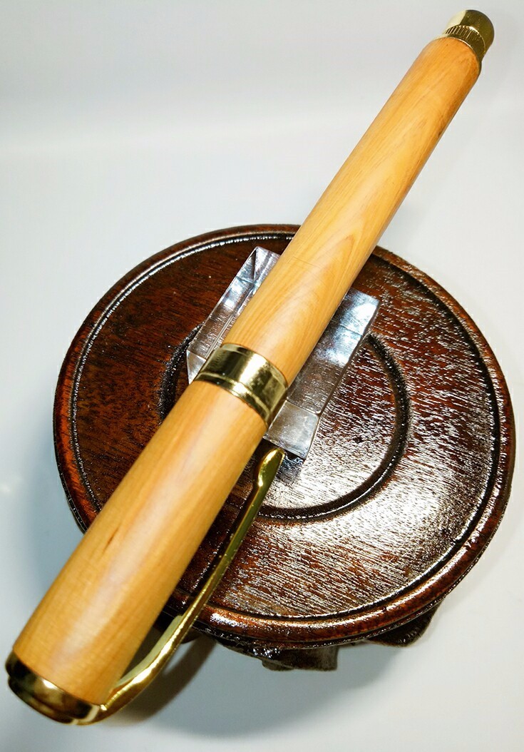 [木製の手作り]ニレのペン、ギフト、プレゼント、父の日、お父さん、88、ボールペン、ボールペン、ペン、筆記具