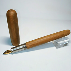 【木木手作】綠檀封端鋼筆、紀念、送禮、節日、手作書寫工具 第2張的照片