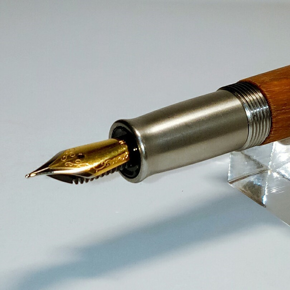 [木製手作り]グリーンタンエンディングペン、記念、ギフト、フェスティバル、手書きのツール 4枚目の画像