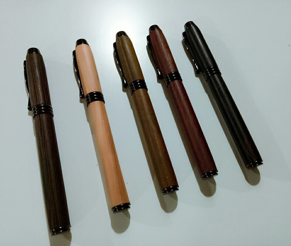 [木製手作り]木製ペン、手作りのログシンプルペン、ギフト、プレゼント、ペン、スチールボールペン、筆記用具 2枚目の画像