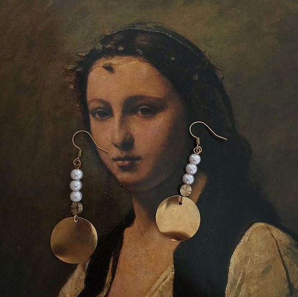 [復古黃銅] 戴珍珠的少女 第1張的照片