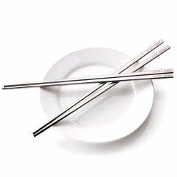 台灣第一筷✦全不鏽鋼四方筷✦19cm✦可客製化✦禮物✦不鏽鋼筷子✦SUS304✦ 第1張的照片