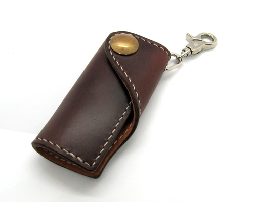 キーケース 4連タイプ コンチョ付き クロムエクセル ティンバー キー