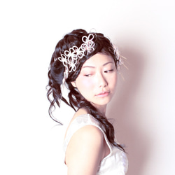 ウエディングヘアーアクセサリー 1枚目の画像
