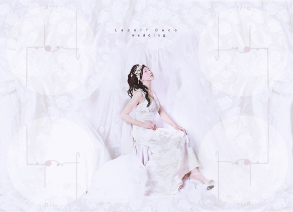 ウエディングヘアーアクセサリー 3枚目の画像