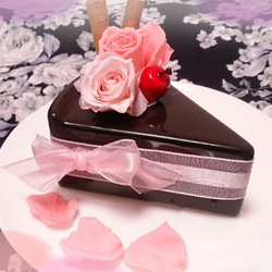 フラワーチョコレートケーキ♪ 1枚目の画像