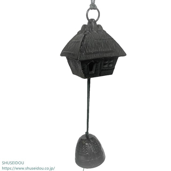 南部鉄製 風鈴 閣 屋形型 特大 南部鉄製 風鈴 閣 屋形型 特大 - メルカリ