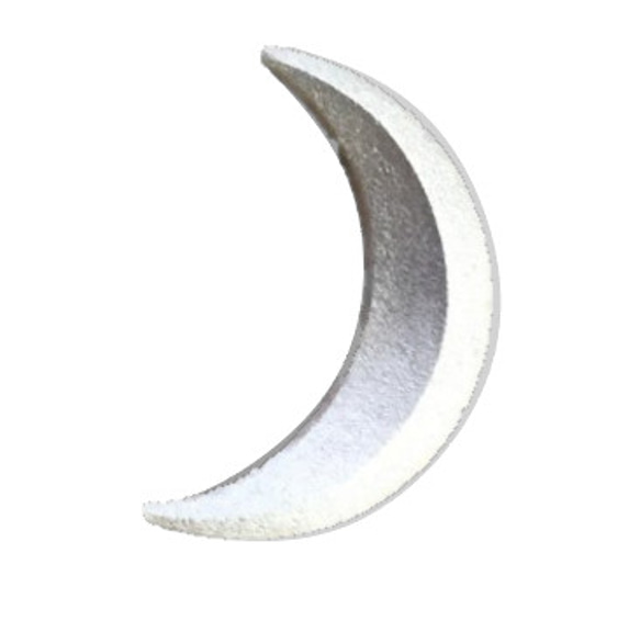 さびない錫製箸置き　月花　シンプルな月形 3枚目の画像
