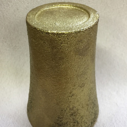 真鍮ビアタンブラー　1100℃（イッセンヒャクド）安心の鉛レス真鍮　お酒をより冷たくおいしく 3枚目の画像