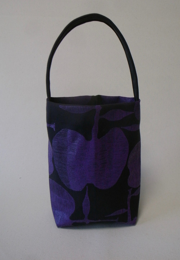 ロブスター刺繍　茄子紺カラー　ミニトートBAG ロブスター刺繍茄子紺カラーミニトートBAG