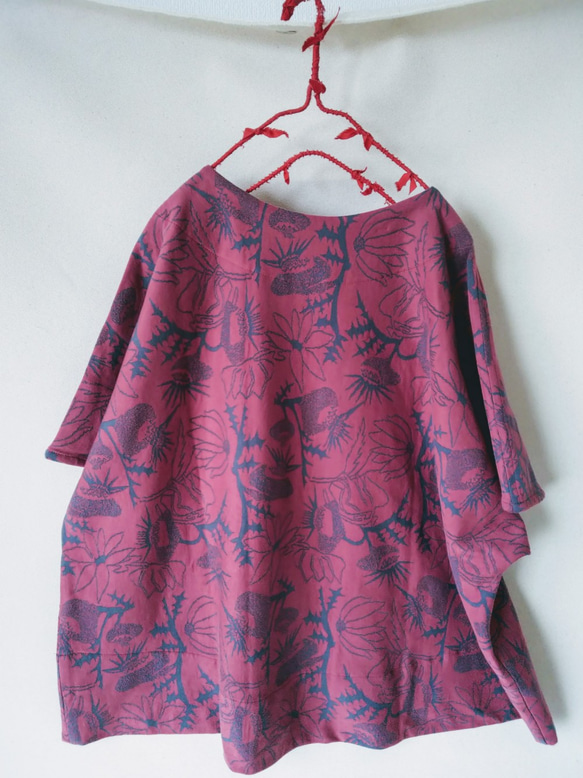 ＃stayhome 家に居ても少しおしゃれでリラックス出来るTシャツ作りました。気持ちのいい綿１００％ 5枚目の画像